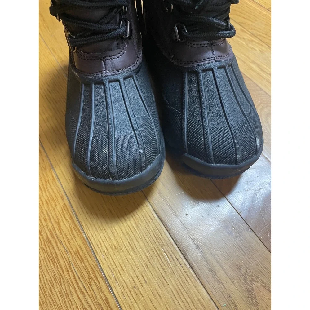 Fila Weathertech Kids Brown Black Winter Duck Boots 3SH40270-202 Size 1.5